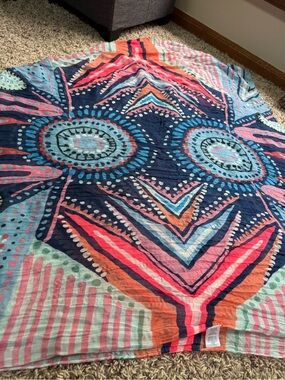 Lilly Pulitzer Target collab “boom boom” boho print wrap/scarf (43x70)